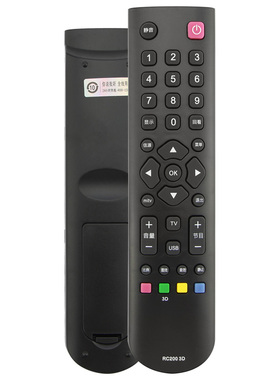 TTY适用于美乐TCL液晶电视机遥控器RC200 RC2000C通用L32F3307B L32F3301B LE42M06 LE32M16 L28E5000B