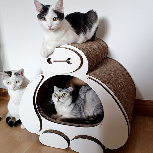 猫帝传说猫抓板猫窝群猫无压力