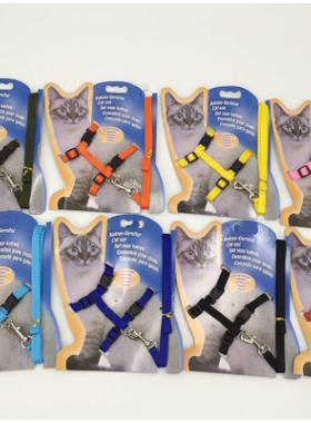 德国TRIXIE荧光猫咪牵引带 外出牵引绳 反光猫链 溜猫带 猫狗通用