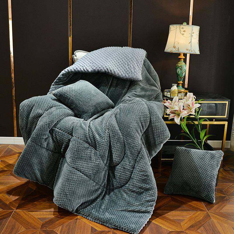 纯色秋冬加厚加大保暖汽车沙发多功能抱枕被牛奶绒男女生冬天被子,居家布艺,抱枕被,淘宝优惠券,粉丝福利购,淘宝优惠卷