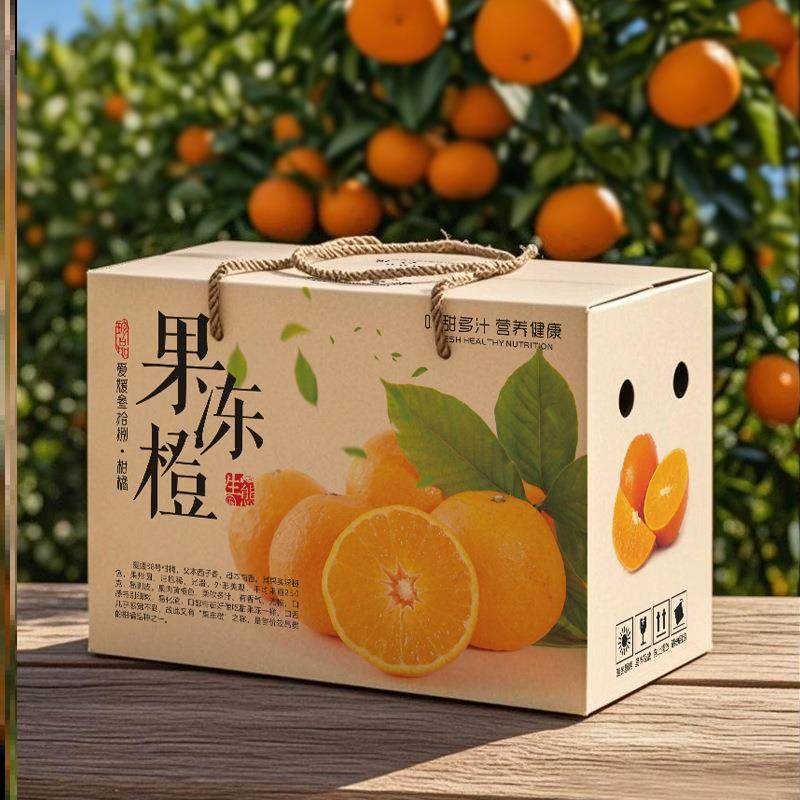 红美人纸箱子爱媛果冻橙礼盒柑橘礼品盒5/10斤装象山红美人包装