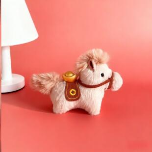 包包小马公仔仿真娃娃钥匙扣马年公司挂件桌面送礼生肖抓娃娃机