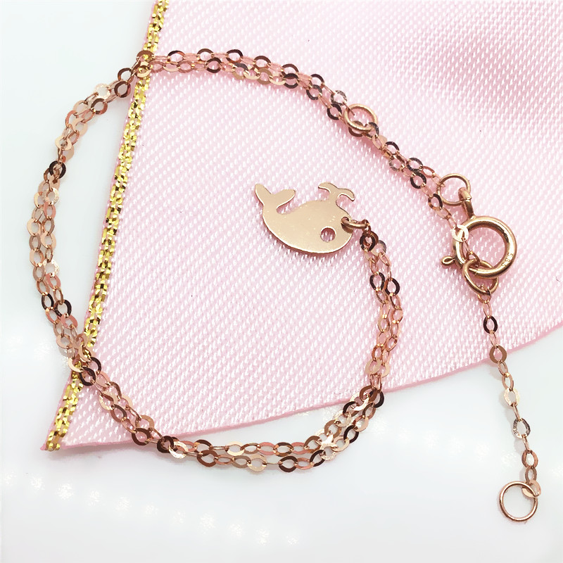 可爱海豚时尚流行脚链简单爆款