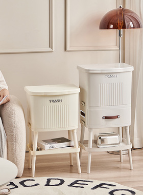 热销45l36l30l21l厨房垃圾桶家用三层大容量双层带盖干湿分离分类