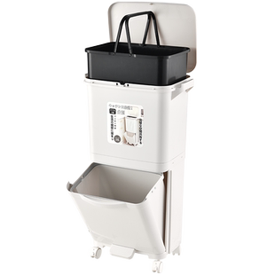 卫生间厨房垃圾桶家用日式浴室窄夹缝收纳柜宿舍分层小推车置物架