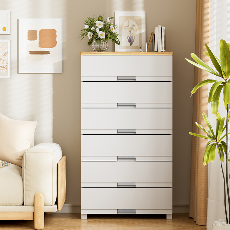 jeko抽屉式收纳柜五斗橱柜床头柜子塑料置物家用加厚简易衣柜衣服