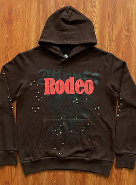 Sp5der worldwide 555555 Before Rodeo Hoodie套头休闲卫衣