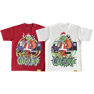 Awful Lot 欧美风潮牌男女休闲短袖 T恤 Syrup Cough That