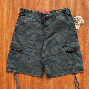 Hellstar Studios Capsule 11Camo Cargo Shorts刺绣工装短裤