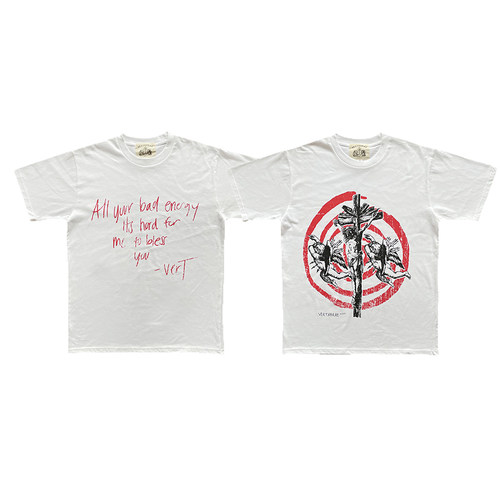Vertabre Push tee 欧美风字母印花纯棉短袖T恤