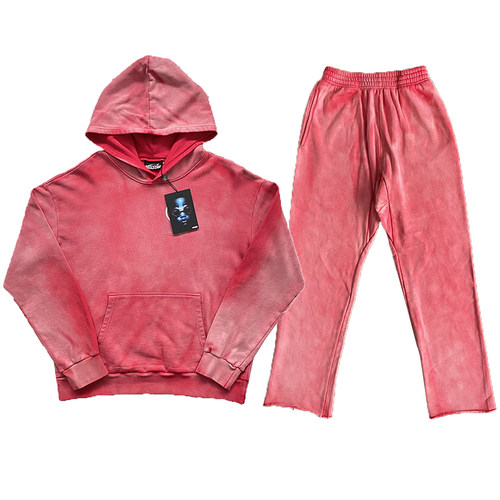 Hellstar Studios Sample Blank Hoodie Pants洗水卫衣长裤套装