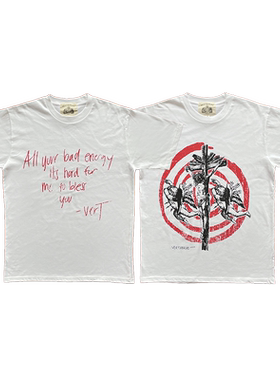 Vertabrae Push  tee 欧美风字母印花纯棉短袖T恤