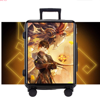 哆啦麦吉儿童行李箱原神周边行李箱可莉雷神温迪胡桃定制儿童行李