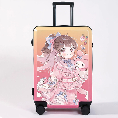 啦朵麦吉儿童行李箱二次元儿童拉杆箱女童万向轮新款儿童行李箱男