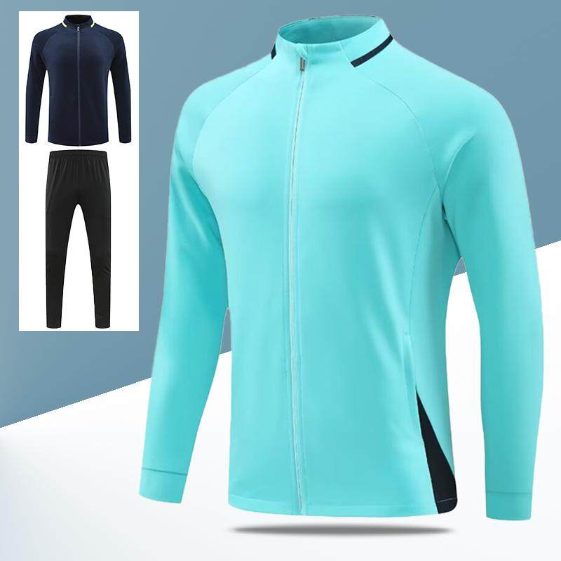 长袖运动套装秋冬款外套男健身跑步骑行休闲儿童中学生足球训练服