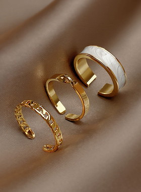 轻奢女合金/镀银日韩三件套