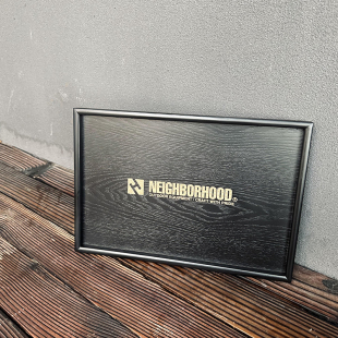黑色木制托盤茶盤NEIGHBORHOOD果盤子龍甲龜多肉托盤 潮牌NBHD日式