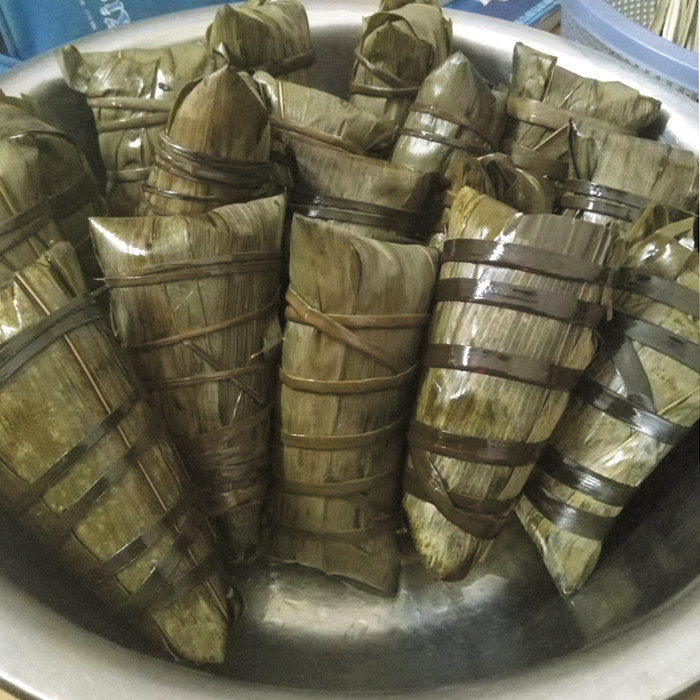 高州瑶柱虾米花生鲜肉粽新鲜订制款广东茂名美食海鲜虾米瑶柱肉粽