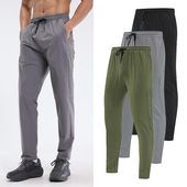 梭织速干透气休闲纯色健身户外防泼水运动长裤 秋冬季 男士 运动裤
