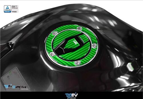 Dimotiv 适用KAWASAKI 川崎Z900RS H2R ZX10R H2碳纤维油箱盖贴纸