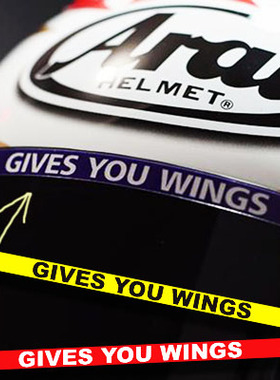 Marc Marquez 马奎斯同款 摩托车头盔镜片贴纸 个性反光字母贴花