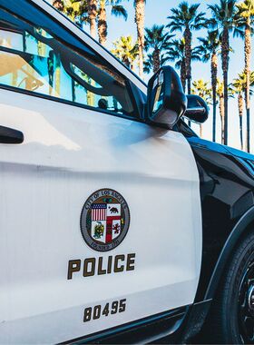 LAPD 洛杉矶警局 军事 军标 SUV 汽车贴纸防水反光装饰复古贴花