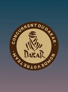 适用于 DAKAR/COMPETITOR  达喀尔 拉力摩托车贴纸 防水反光贴花