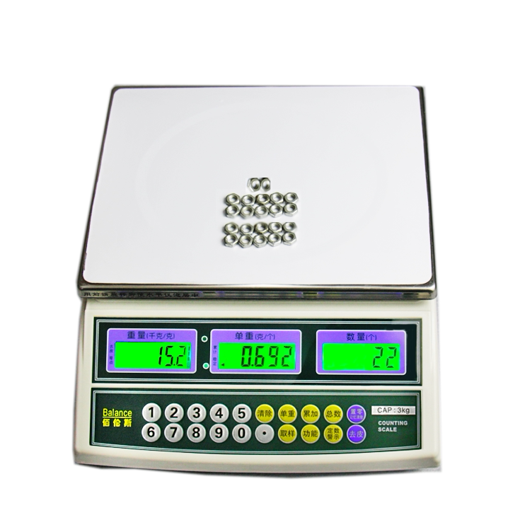 佰伦斯工业计数电子秤3/6/15/30kg点数秤台秤计数计重秤