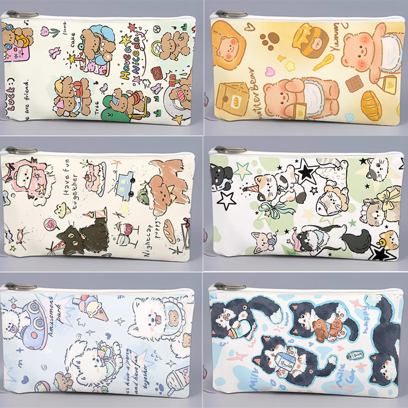 卡通学生文具盒笔袋日系可爱儿童大容量新款文具盒化妆包,箱包皮具/热销女包/男包,时尚帆布包,淘宝优惠券,粉丝福利购,淘宝优惠卷
