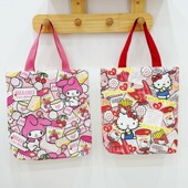 2025韩版 帆布子母包甜美上班通勤便当手提小拎包布丁狗卡通帆布包