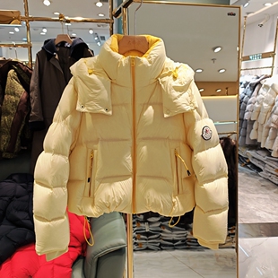 2025冬时尚气质休闲宽松大码百搭短款饿绒羽绒服外套女大衣88128