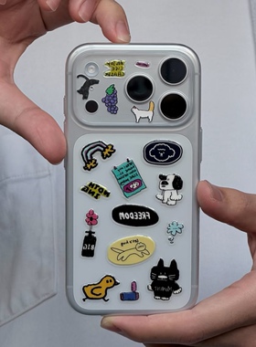 简约风高级适用苹果17/16promax手机壳iphone15pro个性14创意13可爱12日韩11防摔16/15plus软壳12/13mini透明