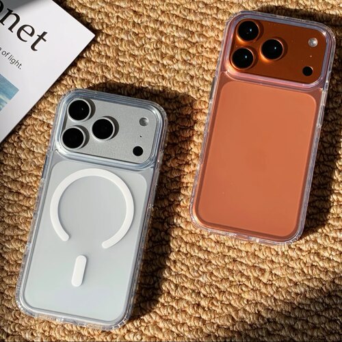 适合大汉手高品质磨砂防指纹透明壳高级适用iPhone17promax苹果16Pro手机壳15透明17Pro情侣14简约包拍照按键