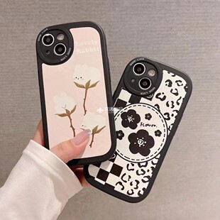 小胖妹适用于oppoA6pro贴皮卡通手机壳findx9精孔软RENO14全包保护套