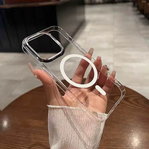 适用iPhone16proPC手机壳苹果17promax透明mate80磁吸小米17保护套