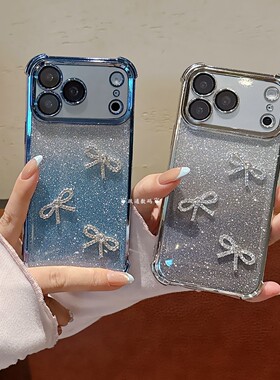 新款适用Realme V70手机壳真我GT8PROS水钻蝴蝶结真我11pro保护套