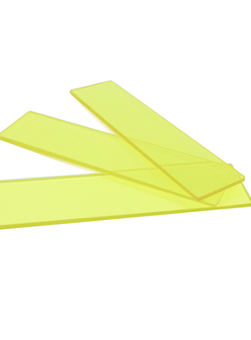 光学黄色玻璃JB470金波滤光片470nm后通过前截止滤波片150*38*3mm