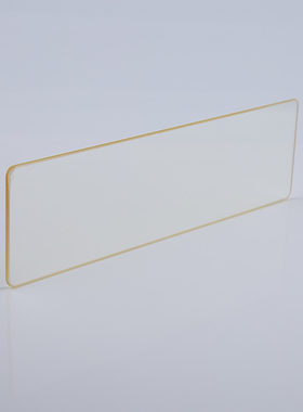 JB400光学黄色玻璃  金色滤光片400nm前截止后通过  140*38*2mm