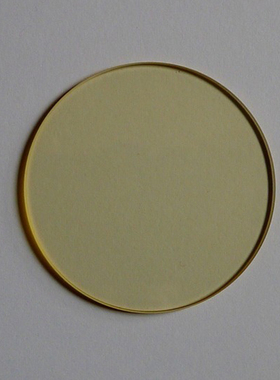 光学黄色玻璃钢化JB420 金波滤光片420nm后通过 前截止直径63*5mm