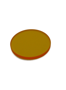 光学橙色玻璃CB535  cb550 橙色滤光片 长波通 直径62mm厚度2mm