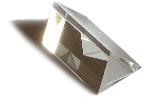 现货 全反射 三棱镜8(20)*10*10mm 光学实验器材 测量三棱镜