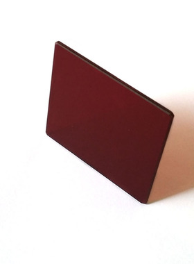 钢化HB650 红色滤光片前截止后通过滤光片红色滤光镜 50*50*2.8mm