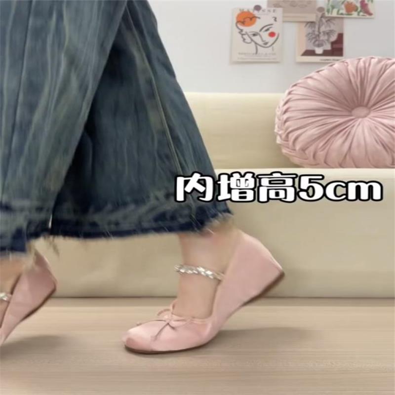 新款水钻仙女圆头芭蕾玛丽珍鞋