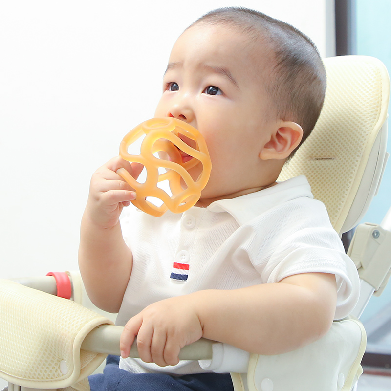 食品级硅胶曼哈顿手抓球婴儿牙胶宝宝磨牙婴儿咬咬乐益智解压玩具