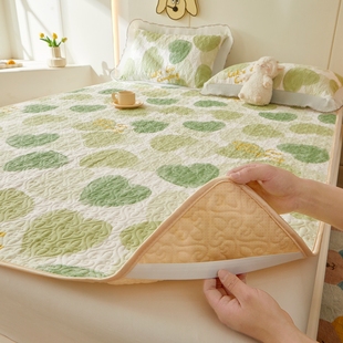 全棉薄款 可机洗铺床垫褥子 床垫保护垫防滑纯棉软垫床褥子全棉夏季