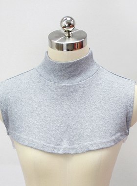 Y613新款加宽半高领春夏秋冬季打底衫纯棉假领子立领中领围脖假领