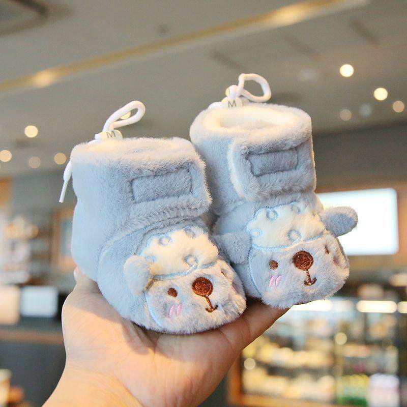 婴儿鞋秋冬加厚毛毛鞋可爱保暖小宝宝棉鞋男女童软底学步鞋0-1岁,童鞋/婴儿鞋/亲子鞋,婴儿步前鞋/袜鞋,淘宝优惠券,粉丝福利购,淘宝优惠卷