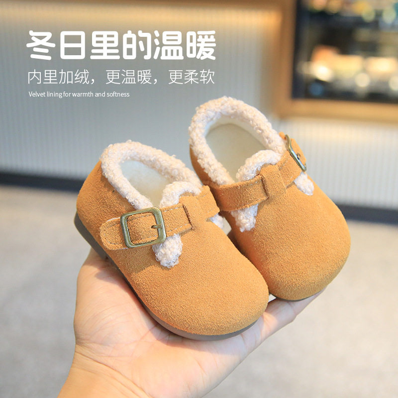工厂宝宝鞋冬季加绒加厚女童棉鞋软底防滑勃肯鞋婴儿学步鞋子,童鞋/婴儿鞋/亲子鞋,婴儿步前鞋/袜鞋,淘宝优惠券,粉丝福利购,淘宝优惠卷