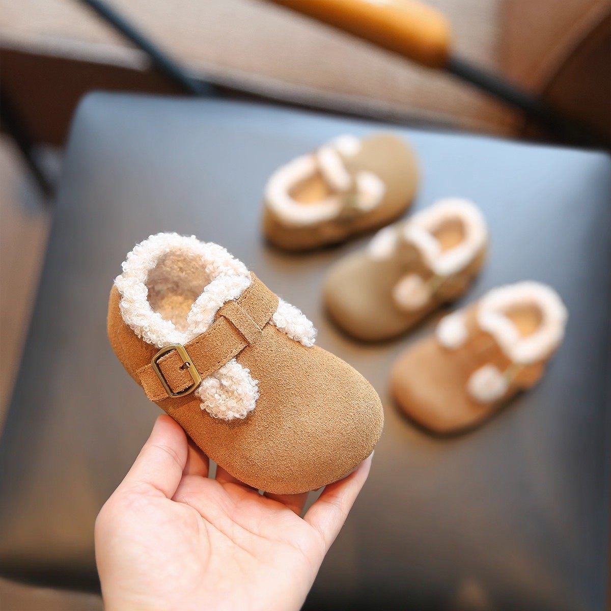 女宝宝勃肯鞋冬季加绒儿童棉鞋软底婴儿学步鞋女童毛毛鞋男宝鞋子,童鞋/婴儿鞋/亲子鞋,婴儿步前鞋/袜鞋,淘宝优惠券,粉丝福利购,淘宝优惠卷