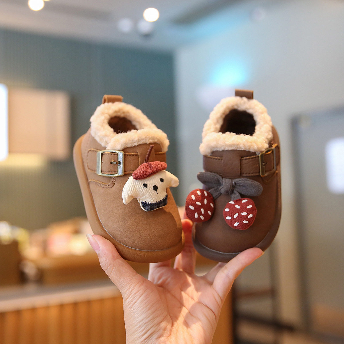 宝宝棉鞋冬季加绒保暖婴儿鞋子软底女宝学步鞋男小童勃肯鞋,童鞋/婴儿鞋/亲子鞋,婴儿步前鞋/袜鞋,淘宝优惠券,粉丝福利购,淘宝优惠卷